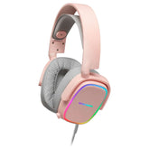 Auriculares mars gaming mhaxp pink jack 3.5mm + usb con microfono compatible con windows - ps4 - xbox one - nintendo switch - mac - smartphone - tablet